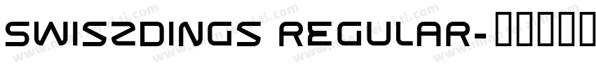 SwiszDings Regular字体转换